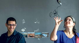 Aryeh Katz and Miri Berger. Photo: Amit Sha'al