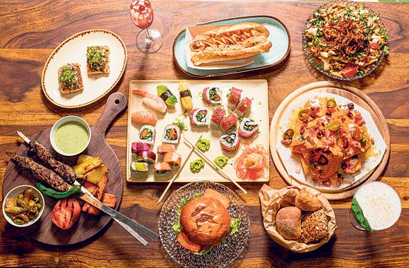 An illustrative lunch spread. Photo: Yuval Chen