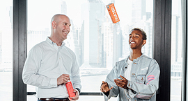 Just CEO Ira Laufer with founder Jaden Smith. Photo: Cesar Soto