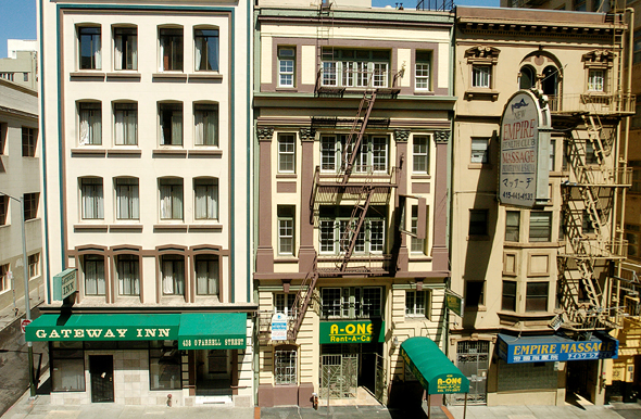 בניין מגורים בסן פרנסיסקו. 650 דולר לשבוע - השכירות הממוצעת היקרה בעולם