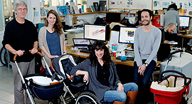 The FreeWill team. Photo: Amit Sha'al
