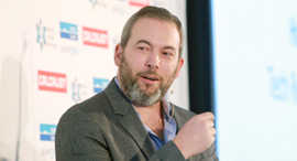 Outbrain CEO Yaron Galai at Calcalist's Mind the Tech conference in New York. Photo: Orel Cohen