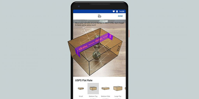 איביי תקל על אריזת חבילות באמצעות מציאות מוגברת