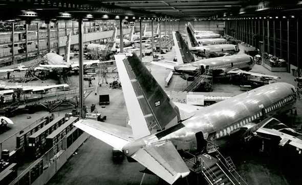 מפעל לייצור בואינג 737 (תמונת ארכיון), צילום: airlinereporter