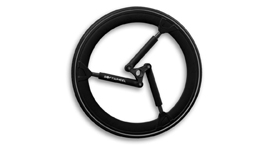 A SoftWheel replaces spokes with shock absorbers. Photo: PR
