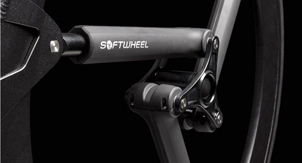A SoftWheel replaces spokes with shock absorbers. Photo: PR