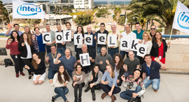 Intel's Israel research and development team. Photo: PR