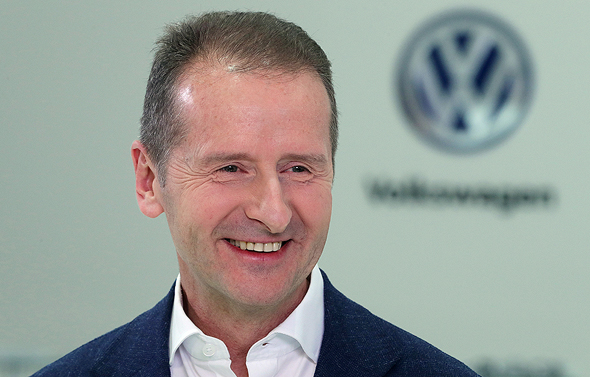 Volkswagen AG CEO Herbert Diess. Photo: Bloomberg