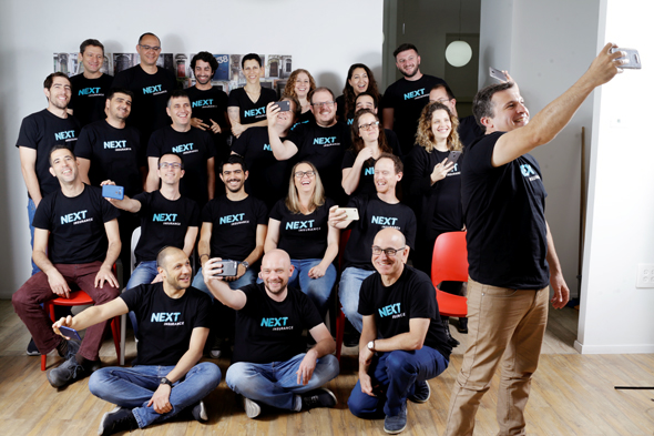 Next Insurance's team. Photo: Amit Sha'al: Next Insurance's team. Photo: Amit Sha'al: