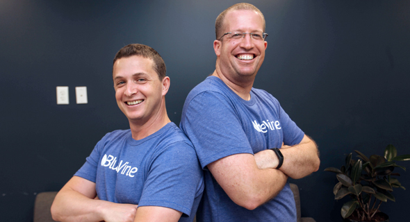 BlueVine's co-founders Eyal Lifshitz and Nir Klar. Photo: BlueVine