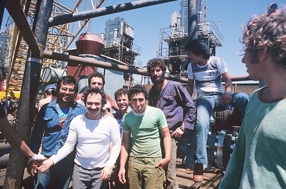 קידוח הנפט "עלמה" בסיני (1973). הסכם השלום עם המצרים העביר את החיפושים לאזורים אחרים, צילום: דוד רובינגר