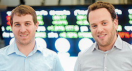 SecuredTouch co-founders Ran Shulkin (left), and Yair Finzi (right). Photo: Oleg Alon Moravitz