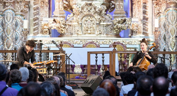 בלזיצמן ואפרת בפסטיבל סרווטינו במקסיקו בשנה שעברה. מצליחים גם בארגנטינה ובאורוגוואי