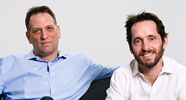 Namogoo co-founders Ohad Grinshpan and Chemi Katz. Photo: Efrat Saar