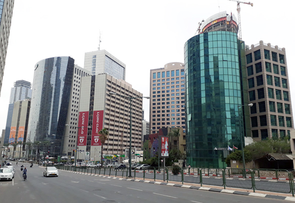 Office buildings in Israel. Photo: Arik Dori