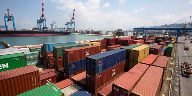 נמל חיפה רשם את שיא שינוע המכולות לנמל ישראלי בחודש