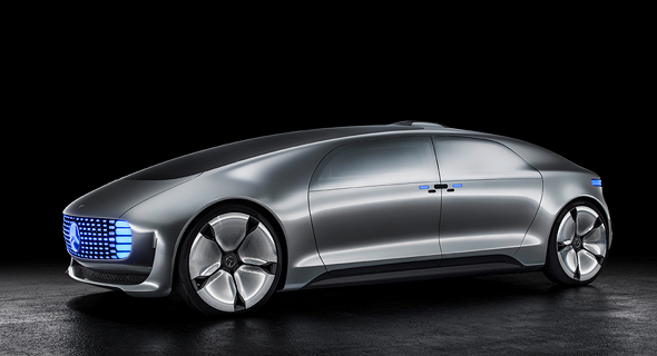 המכונית העתידנית של מרצדס. למרכז בארץ יהיה חלק מכריע בפיתוחה 