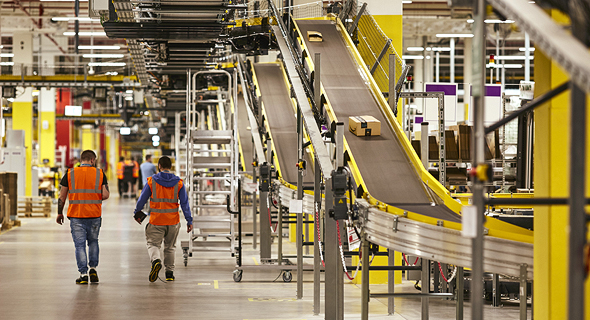 An Amazon warehouse. Photo: Bloomberg