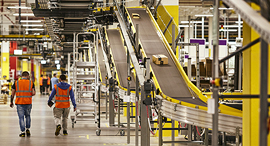 An Amazon warehouse. Photo: Bloomberg