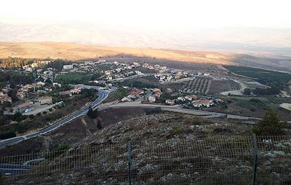Northern Israeli town Metula. Photo: David Hacohen