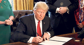 U.S. President Donald Trump. Photo: Bloomberg