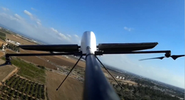 Culogo's drone in action. Photo: Colugo Systems Ltd.