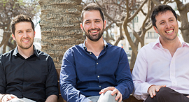 Vulcan Co-founders Roy Horev, Yaniv Bar-Dayan, and Tal Morgenstern. Photo: Maxim Dinshtein