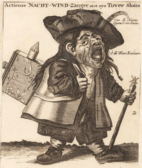 "סוחר המניות", קריקטורה מהמאה ה-18 שמתארת את בועת חברת הים הדרומי, צילום: ויקיפדיה