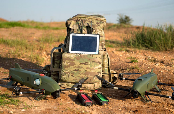 IAI's Rotem "suicide" drone. Photo: PR