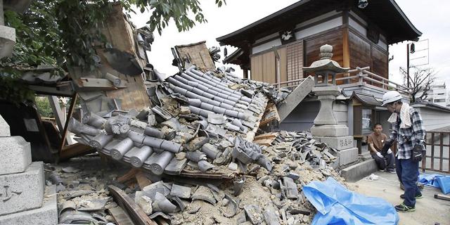 יפן: הרוגים ומאות פצועים ברעידת אדמה