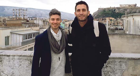 Israeli entrepreneurs Tohar Haimovich (left) and Tomer Shuv. Photo: Jonathan Shahar