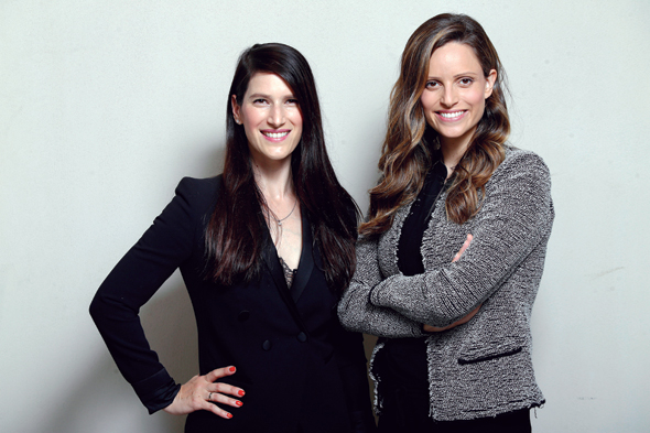 iAngels founders Mor Assis (left), Shelly Hod Moyal (right). Photo: Amit Sha