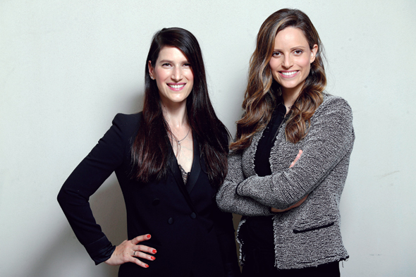 iAngels founders Mor Assis (left), Shelly Hod Moyal (right). Photo: Amit Sha'al