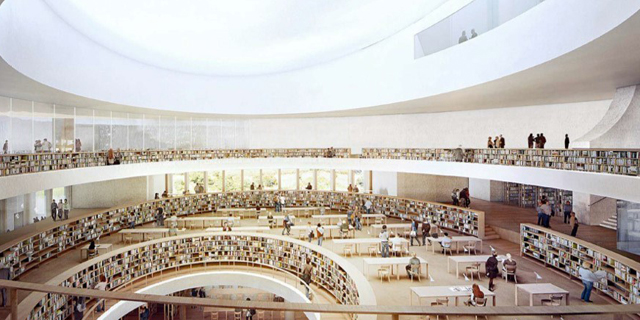 פרויקט הספריה הלאומית יוצא לדרך - 375 מיליון שקל יושקעו בהקמת המבנה