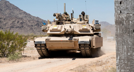 Tank installed with Trophy defense system. Photo: Rafael