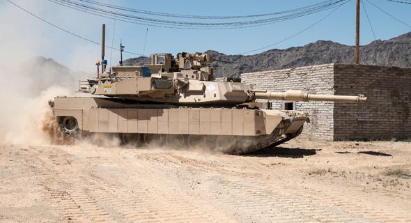 Tank installed with Trophy defense system. Photo: Rafael Tank installed with Trophy defense system. Photo: Rafael