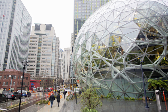 Amazon's headquarters in Seattle. Photo: Bloomberg