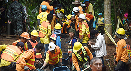 Search and rescue teams in Thailand. Photo: AFP