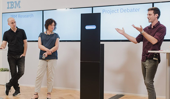 IBM בינה מלאכותית Project Debater, צילום: אור קפלן
