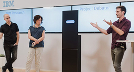 Tuesday's debate. Photo: Or Kaplan