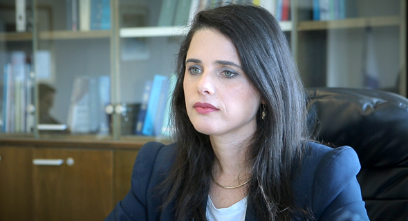 Israel's Minister of Justice Ayelet Shaked. Photo: Tal Azulay