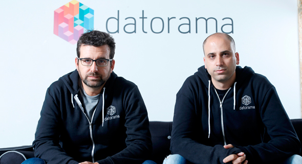 Datorama founders Ran Sarig (left), and Efi Cohen (right). Photo: Amit Sha&#39;al