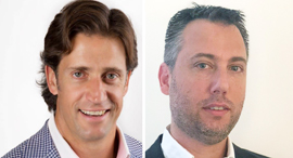 ObserveIT Israel R&D head Tal Tikotzki (left), CEO Michael McKee. Photo: PR