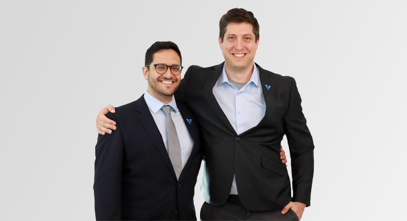 Viz.ai co-founders David Golan (right) and Chris Mansi. Photo: Nicole Allen