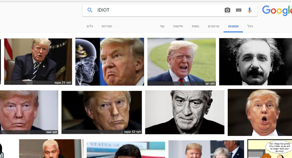 גוגל דונלד טראמפ ה טרלה טרול טרולים, צילום: מסך מחיפוש תמונות בגוגל