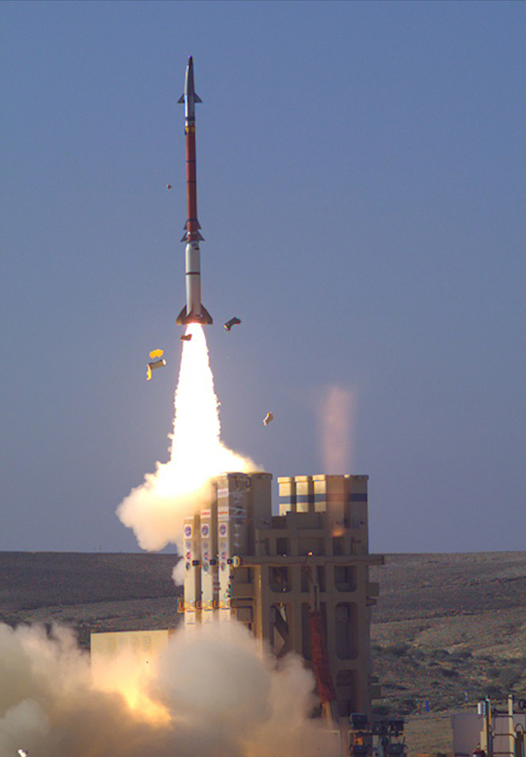 ניסוי שיגור טיל קלע דוד, צילום: wikipedia