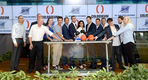 Colosseum Sport's launch at TASE. Photo: Omer Messinger 
