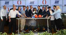 Colosseum Sport's launch at TASE. Photo: Omer Messinger 