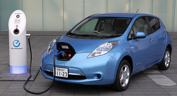 An electric Nissan car. Photo: Nissan