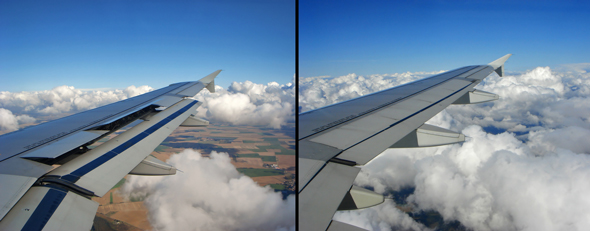 מצב מדפי הכנפיים. מימין: מצב סטנדרטי; משמאל: מדפים פתוחים, להגדלת שטח הכנף, צילום: שאטרסטוק
